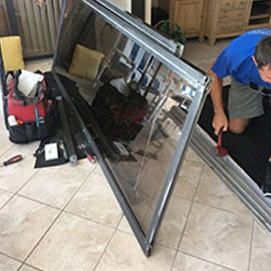 sliding glass door frame repair Port St. Lucie